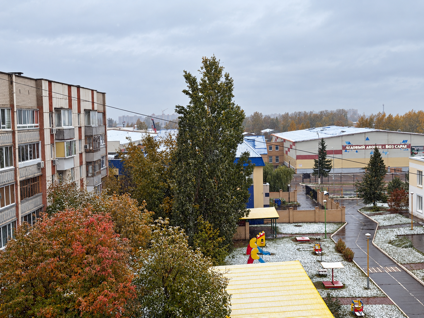 Первый снег пришел в Елабугу 3 октября